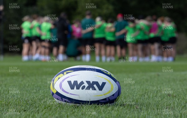 150926 Wales Women Rugby Training Session - The Wales Women rugby squad during a training session ahead of the WXV match against South Africa 