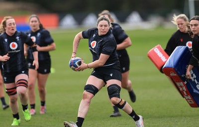 170325 Wales Women 6 Nations Rugby Training - Gwen Crabb during training ahead of the opening Women’s Six  Nations match against Scotland