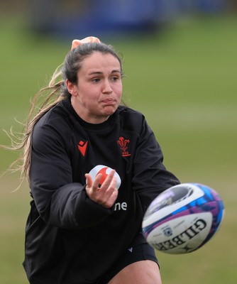 170325 Wales Women 6 Nations Rugby Training - Kayleigh Powell during training ahead of the opening Women’s Six Nations match against Scotland