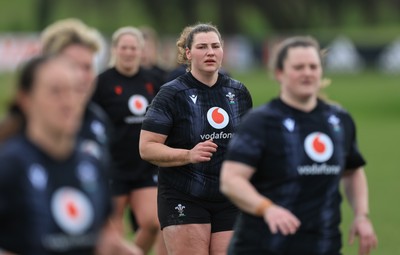 170325 Wales Women 6 Nations Rugby Training - Gwenllian Pyrs during training ahead of the opening Women’s Six Nations match against Scotland