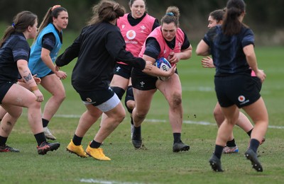 170325 Wales Women 6 Nations Rugby Training - Gwenllian Pyrs during training ahead of the opening Women’s Six Nations match against Scotland