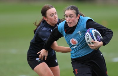 170325 Wales Women 6 Nations Rugby Training - Nel Metcalfe during training ahead of the opening Women’s Six Nations match against Scotland