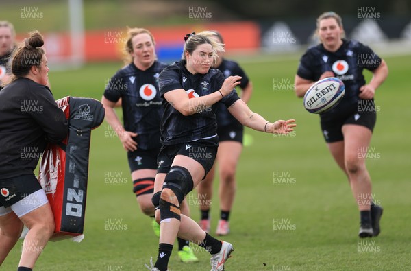 170325 Wales Women 6 Nations Rugby Training - Gwen Crabb during training ahead of the opening Women’s Six  Nations match against Scotland