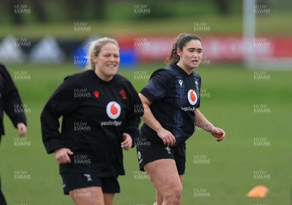 170325 Wales Women 6 Nations Rugby Training - Gwennan Hopkins during training ahead of the opening Women’s Six Nations match against Scotland