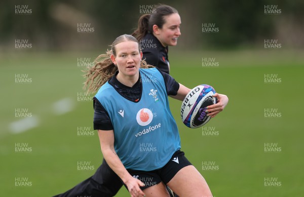 170325 Wales Women 6 Nations Rugby Training - Carys Cox during training ahead of the opening Women’s Six Nations match against Scotland