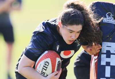 180325 Wales Women Rugby Training - Gwennan Hopkins during a Wales training session ahead of the opening Women’s Six Nations match against Scotland