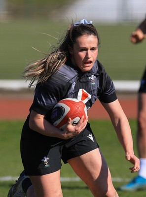 180325 Wales Women Rugby Training - Kayleigh Powell during a Wales training session ahead of the opening Women’s Six Nations match against Scotland