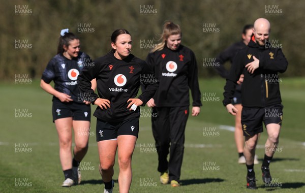 180325 Wales Women Rugby Training - Sian Jones during a Wales training session ahead of the opening Women’s Six Nations match against Scotland