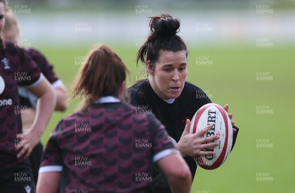 190324 - Wales Women Rugby Training - Shona Wakley during training session ahead of the start of the Women’s 6 Nations