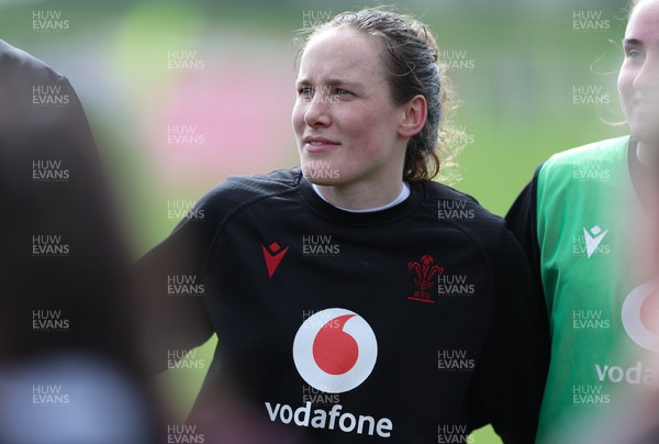 190324 - Wales Women Rugby Training - Jenny Hesketh during training session ahead of the start of the Women’s 6 Nations