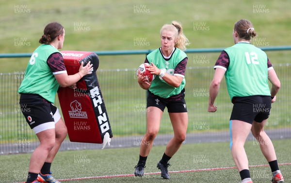 190424 - Wales Women Rugby training session - Catherine Richards during a training session ahead of Wales’ Guinness 6 Nations match against France