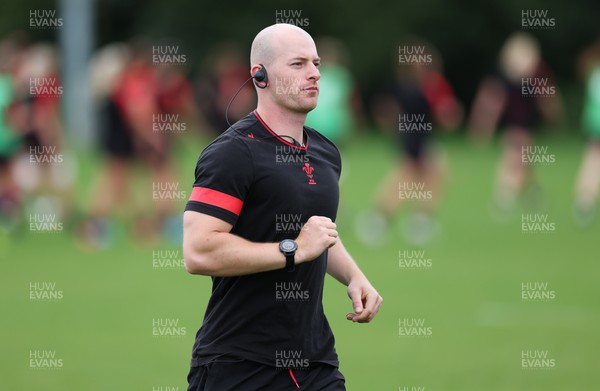 190922 - Wales Women World Cup Squad Training session - Ciaran Miller during a training session ahead of their departure for the Women’s Rugby World Cup