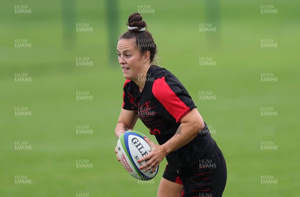 190922 - Wales Women World Cup Squad Training session - Ffion Lewis during a training session ahead of Wales’ departure for the Women’s Rugby World Cup