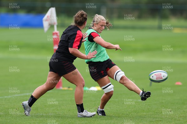 190922 - Wales Women World Cup Squad Training session - Alisha Butchers during a training session ahead of Wales’ departure for the Women’s Rugby World Cup
