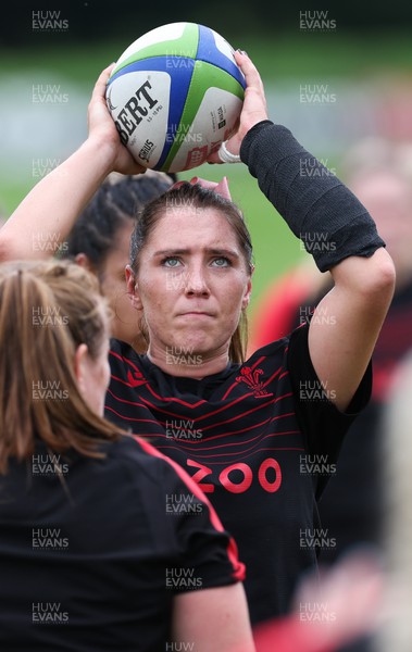 190922 - Wales Women World Cup Squad Training session - Georgia Evans during a training session ahead of Wales’ departure for the Women’s Rugby World Cup