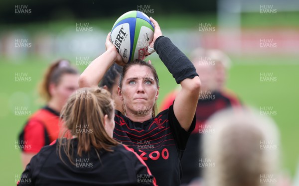 190922 - Wales Women World Cup Squad Training session - Georgia Evans during a training session ahead of Wales’ departure for the Women’s Rugby World Cup