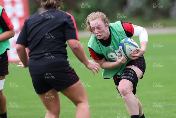 190922 - Wales Women World Cup Squad Training session - Abbie Fleming during a training session ahead of Wales’ departure for the Women’s Rugby World Cup