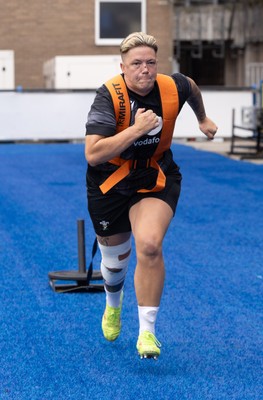 200625 - Wales Women Rugby Training Session -  Donna Rose during a training session in the build up to the two tests against Australia and the Women’s Rugby World Cup