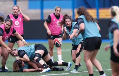 200625 - Wales Women Rugby Training Session - Robyn Wilkins during a training session in the build up to the two tests against Australia and the Women’s Rugby World Cup