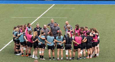 200625 - Wales Women Rugby Training Session - The Wales Women’s squad during a training session in the build up to the two tests against Australia and the Women’s Rugby World Cup
