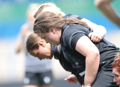 200625 - Wales Women Rugby Training Session - Maisie Davies during a training session in the build up to the two tests against Australia and the Women’s Rugby World Cup