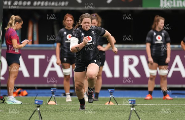 200625 - Wales Women Rugby Training Session -  Maisie Davies during a training session in the build up to the two tests against Australia and the Women’s Rugby World Cup