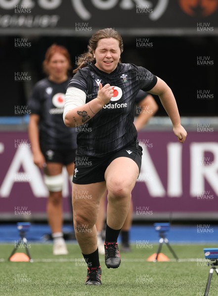200625 - Wales Women Rugby Training Session -  Maisie Davies during a training session in the build up to the two tests against Australia and the Women’s Rugby World Cup