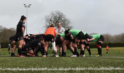 210323 - Wales Women Rugby Training Session - during a training session ahead of Wales’ opening Women’s 6 Nations match against Ireland