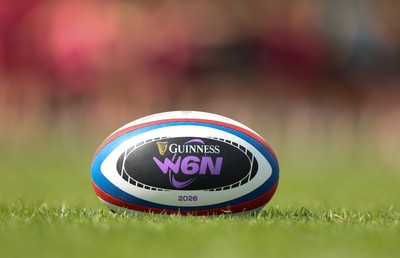 210426 - Wales Women’s Rugby Training - A general view of training with a W6N match ball ahead of the Women’s 6 Nation’s match against England