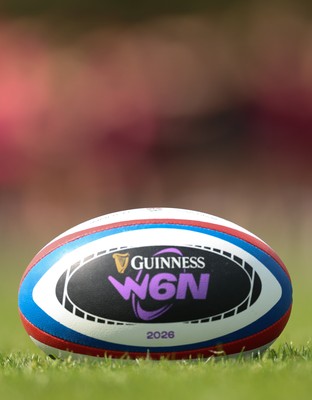 210426 - Wales Women’s Rugby Training - A general view of training with a W6N match ball ahead of the Women’s 6 Nation’s match against England