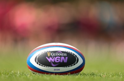 210426 - Wales Women’s Rugby Training - A general view of training with a W6N match ball ahead of the Women’s 6 Nation’s match against England
