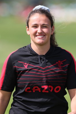 230822 - Wales Women rugby squad players during a training session against the Canadian Women’s rugby squad near Halifax