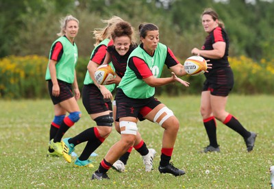 230822 - Wales Women Rugby Training Session - Wales’ Sioned Harries during a training session against the Canadian Women’s rugby squad near Halifax