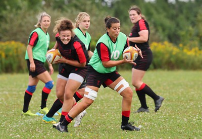 230822 - Wales Women Rugby Training Session - Wales’ Sioned Harries during a training session against the Canadian Women’s rugby squad near Halifax