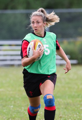 230822 - Wales Women Rugby Training Session - Wales’ Elinor Snowsill during a training session against the Canadian Women’s rugby squad near Halifax