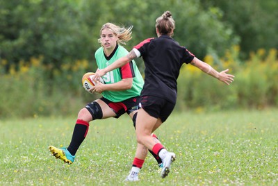 230822 - Wales Women Rugby Training Session - Wales’ Beth Lewis during a training session against the Canadian Women’s rugby squad near Halifax