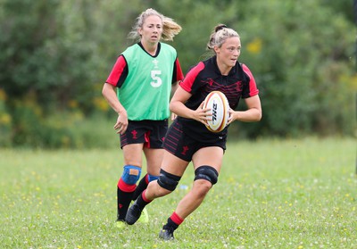 230822 - Wales Women Rugby Training Session - Wales’ Alisha Butchers during a training session against the Canadian Women’s rugby squad near Halifax