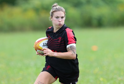 230822 - Wales Women Rugby Training Session - Wales’ Keira Bevan during a training session against the Canadian Women’s rugby squad near Halifax