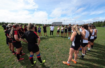 230822 - Wales Women Rugby Training Session - Wales and Canada prepare for a training session 