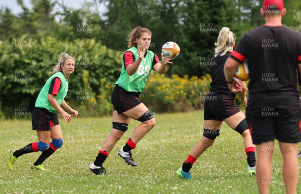 230822 - Wales Women Rugby Training Session - Wales’ Natalia John during a training session against the Canadian Women’s rugby squad near Halifax