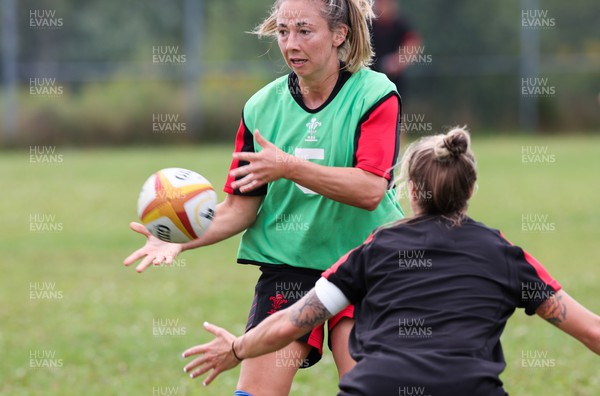 230822 - Wales Women Rugby Training Session - Wales’ Elinor Snowsill during a training session against the Canadian Women’s rugby squad near Halifax