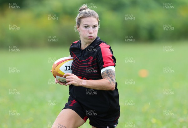 230822 - Wales Women Rugby Training Session - Wales’ Keira Bevan during a training session against the Canadian Women’s rugby squad near Halifax