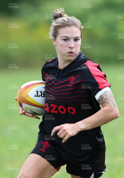 230822 - Wales Women Rugby Training Session - Wales’ Keira Bevan during a training session against the Canadian Women’s rugby squad near Halifax