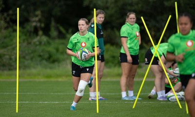 230926 Wales Women Rugby Training Session - Amy Williams during a training session ahead of the WXV match against the USA