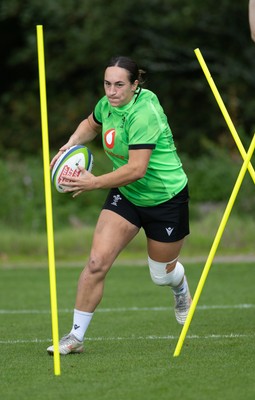 230926 Wales Women Rugby Training Session - Courtney Keight during a training session ahead of the WXV match against the USA