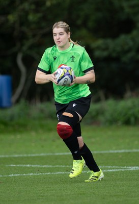 230926 Wales Women Rugby Training Session - Bethan Lewis during a training session ahead of the WXV match against the USA