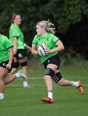 230926 Wales Women Rugby Training Session - Alex Callender during a training session ahead of the WXV match against the USA