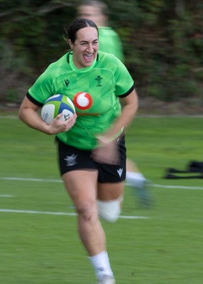 230926 Wales Women Rugby Training Session - Courtney Keight during a training session ahead of the WXV match against the USA