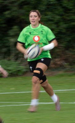 230926 Wales Women Rugby Training Session - Georgia Evans during a training session ahead of the WXV match against the USA