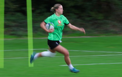 230926 Wales Women Rugby Training Session - Amy Williams during a training session ahead of the WXV match against the USA